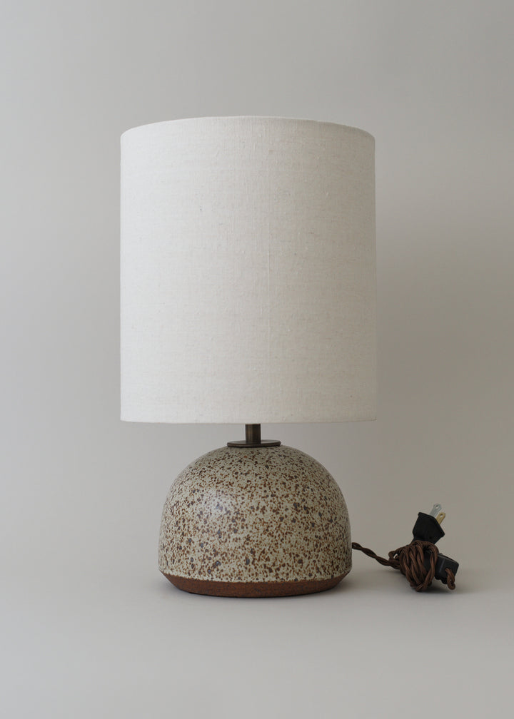 Small Agnes Lamp in Mottled Ivory - Victoria Morris Pottery