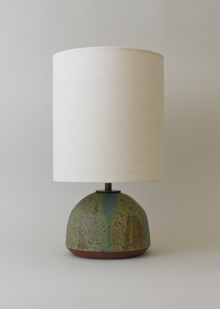 Small Agnes Lamp in Mottled Azure - Victoria Morris Pottery
