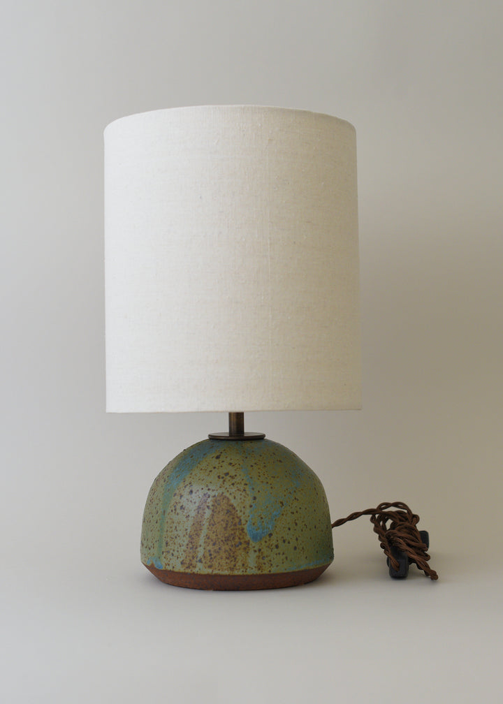 Small Agnes Lamp in Mottled Azure - Victoria Morris Pottery