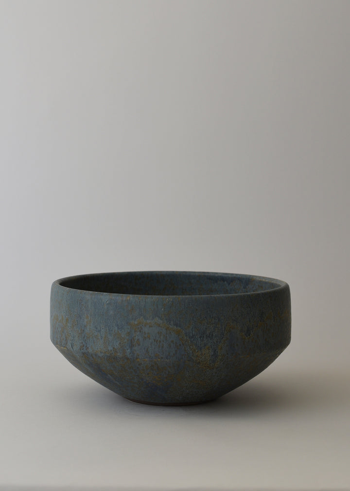 Large Architectural Bowl  in Lake Blue - Victoria Morris Pottery