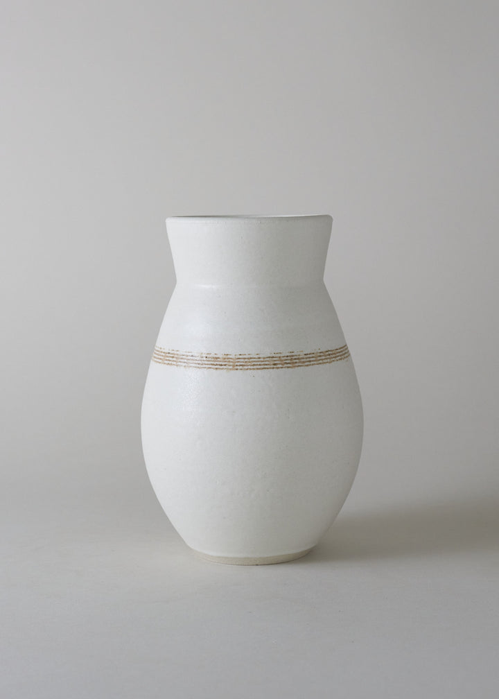 Deco Series Vase in Inlaid Birch - Victoria Morris Pottery