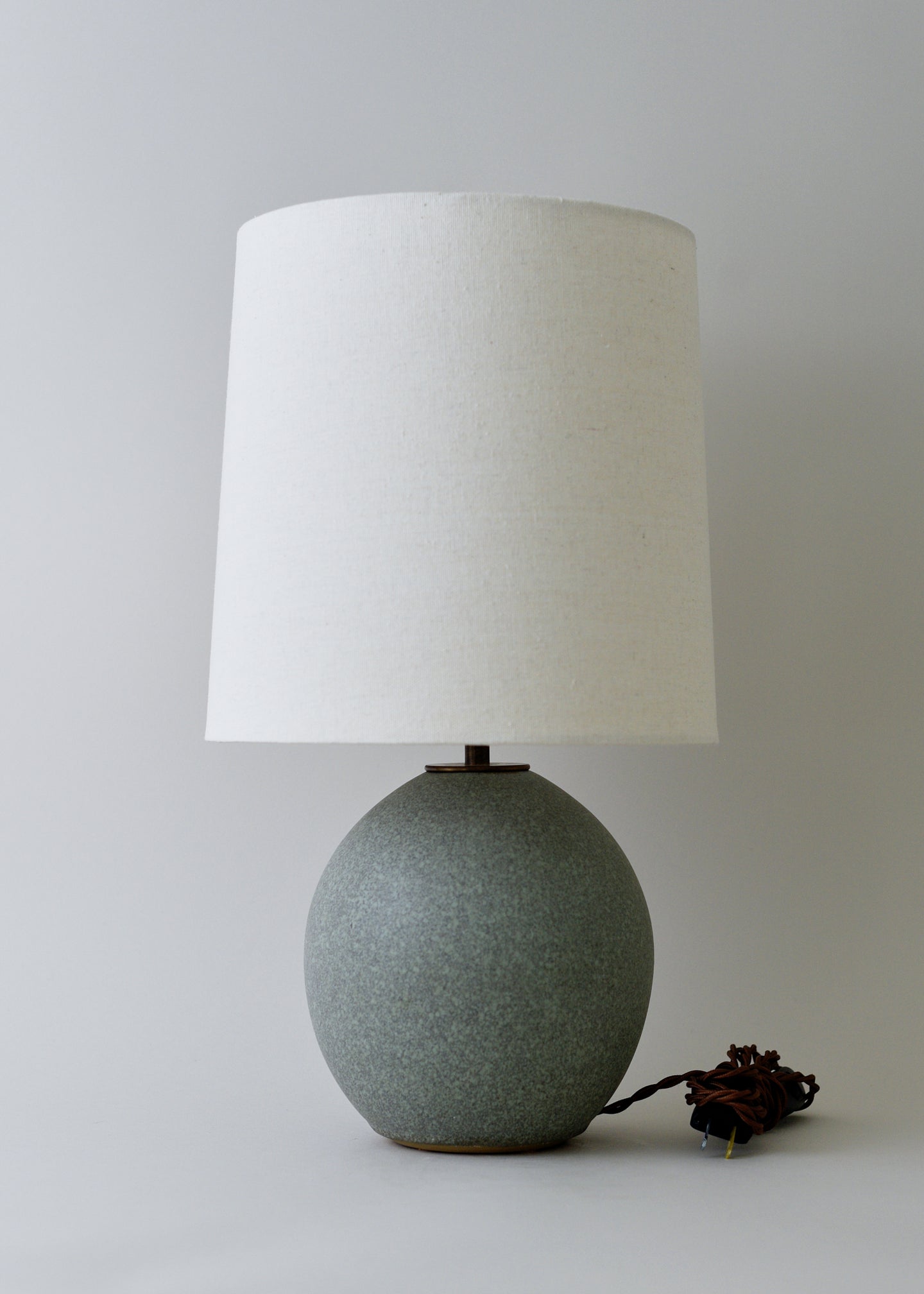 Small Orb Lamp in Mineral - Victoria Morris Pottery