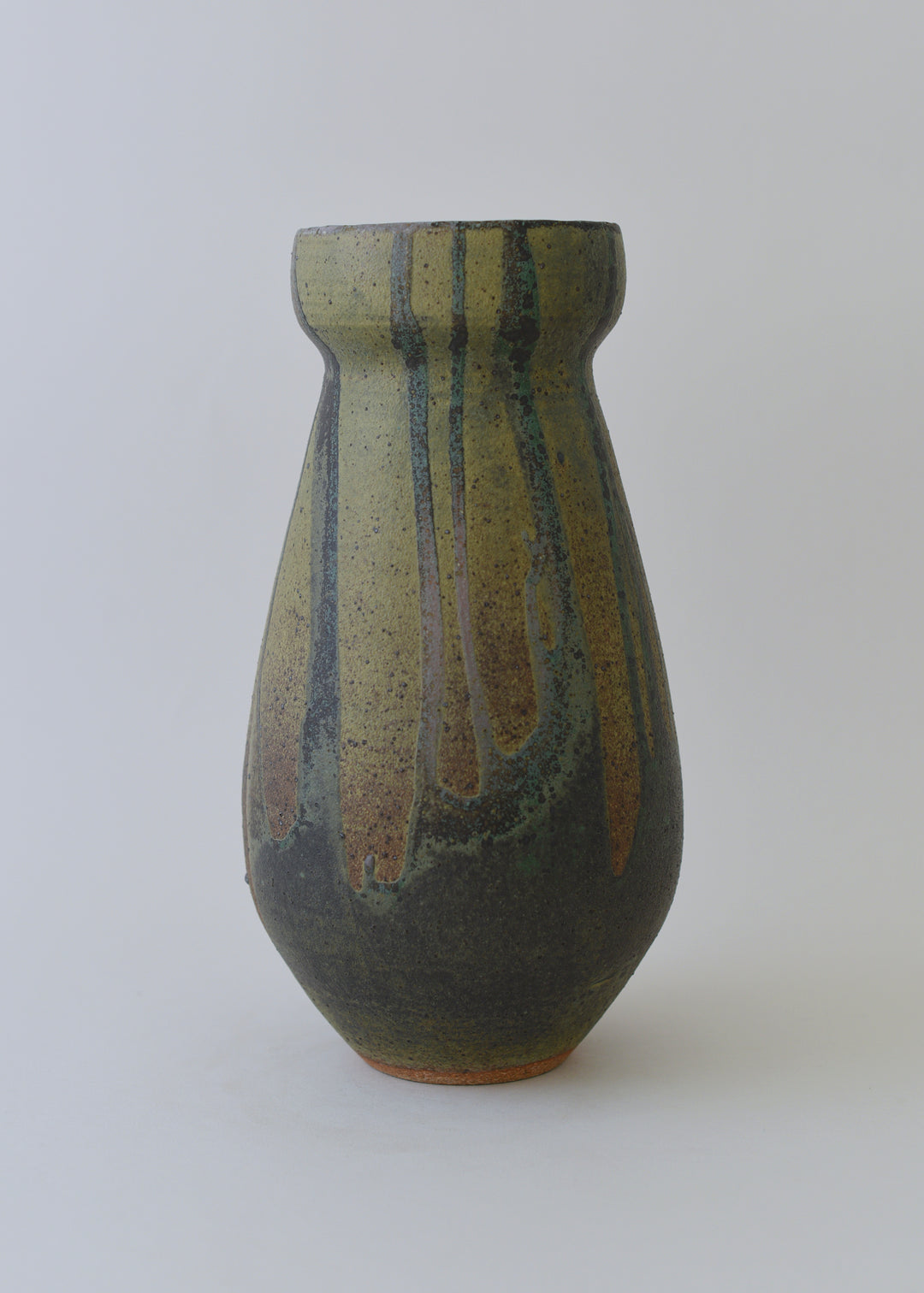 Large Flora Series Vase in Lichen - Victoria Morris Pottery