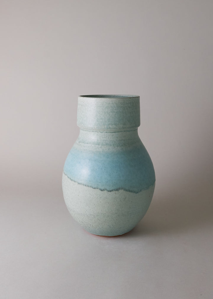 Flora Vase No.3 in Cobre Green - Victoria Morris Pottery