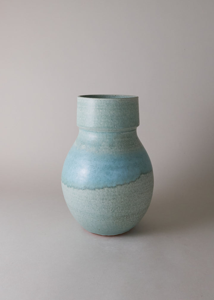 Flora Vase No.3 in Cobre Green - Victoria Morris Pottery