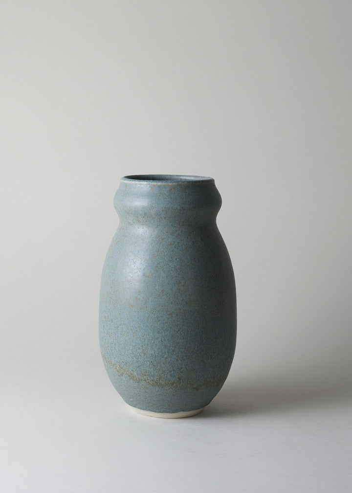 Gourd Vase No.3 in Lake Blue - Victoria Morris Pottery