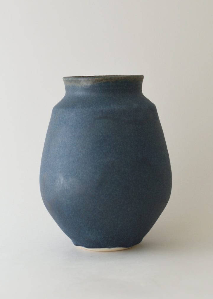 Large Poppy Series Vase in Bronzed Ink - Victoria Morris Pottery