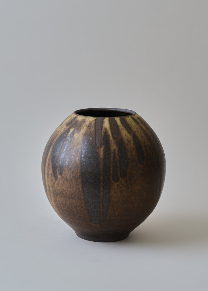Orb Vase in Live Oak - Victoria Morris Pottery