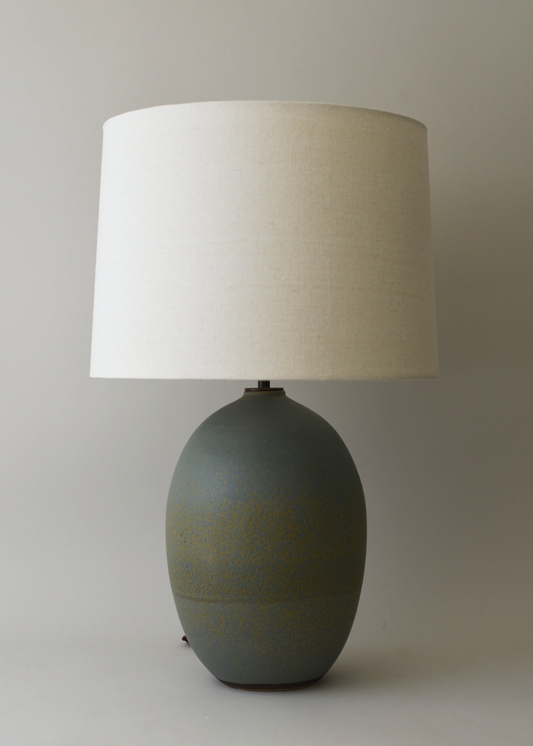 Large Oval Lamp in Agate - Victoria Morris Pottery