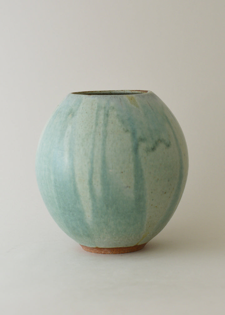 Large Orb Vase in Cobre - Victoria Morris Pottery