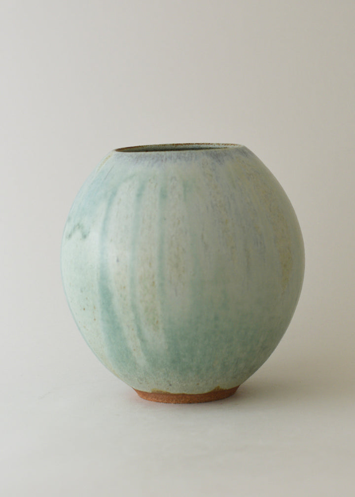 Large Orb Vase in Cobre - Victoria Morris Pottery
