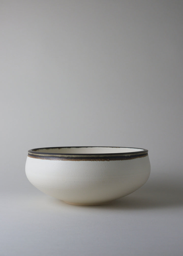 Rounded Bowl in Bronzed Birch - Victoria Morris Pottery
