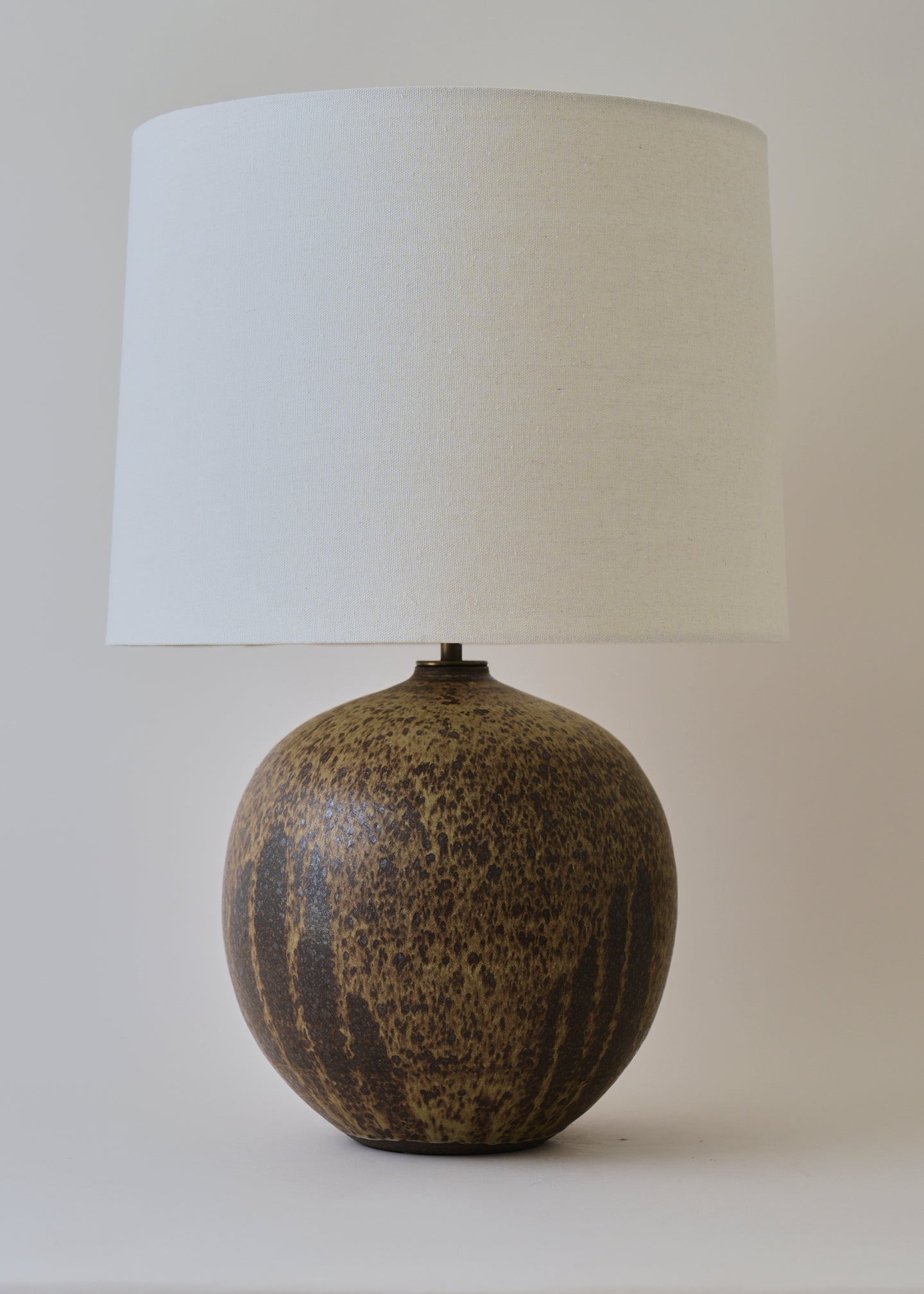 Large Orb Lamp in Live Oak - Victoria Morris Pottery