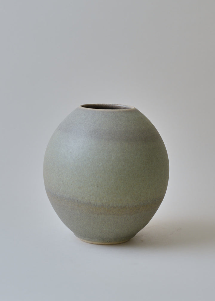 Orb Vase in Mineral - Victoria Morris Pottery