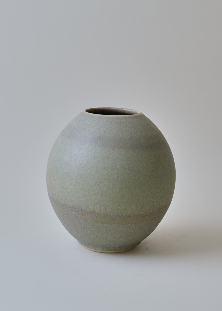 Orb Vase in Mineral - Victoria Morris Pottery