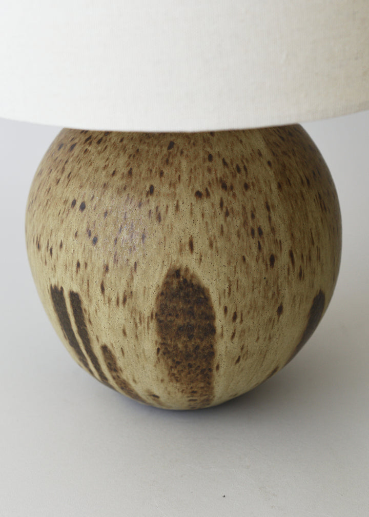 Small Orb Lamp in Live Oak - Victoria Morris Pottery