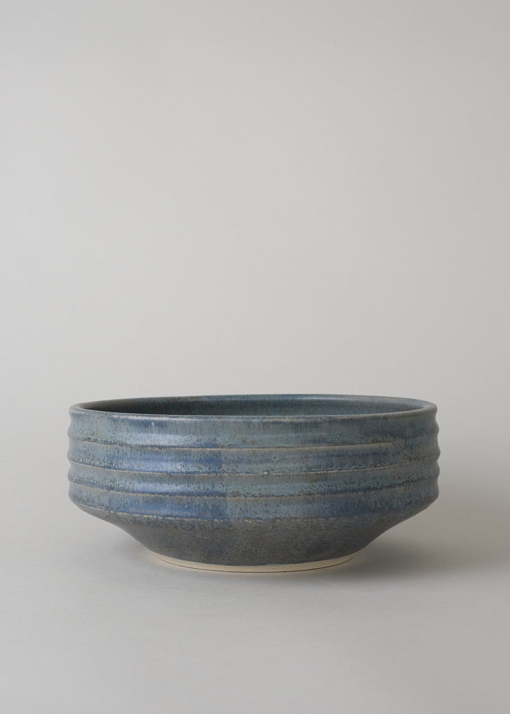 Large Architectural Bowl in Lake Blue - Victoria Morris Pottery