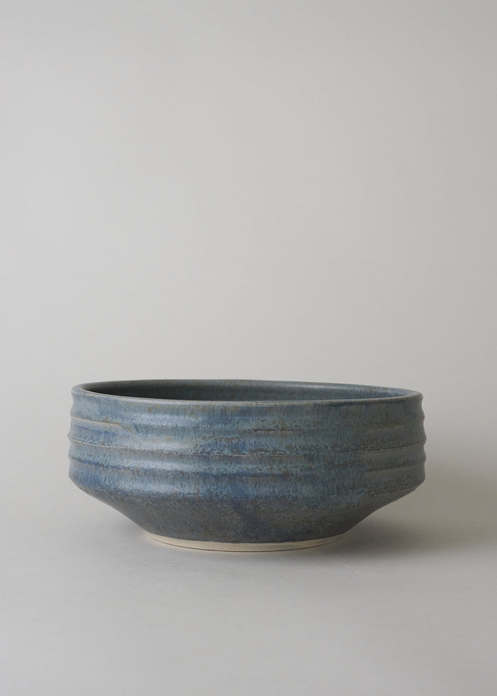 Large Architectural Bowl in Lake Blue - Victoria Morris Pottery