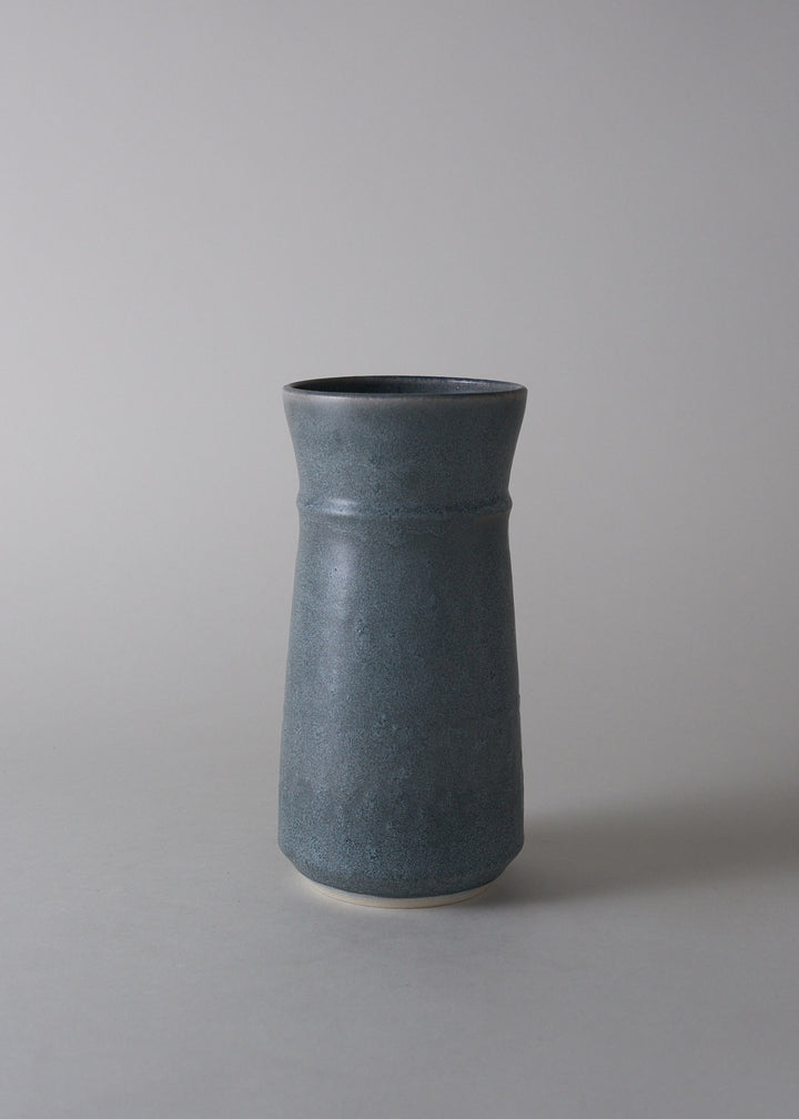Ridge Series Vase in Atlantic - Victoria Morris Pottery