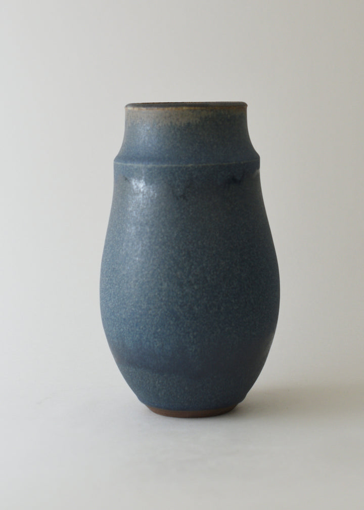 Ridge Vase in Bronzed Ink - Victoria Morris Pottery