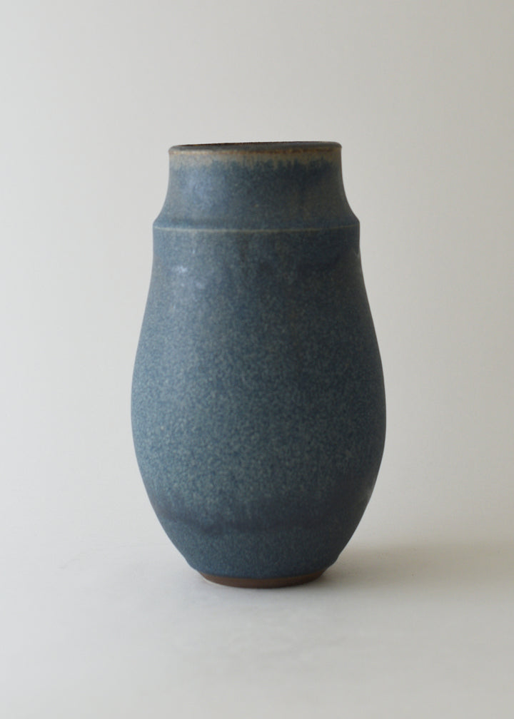 Ridge Vase in Bronzed Ink - Victoria Morris Pottery