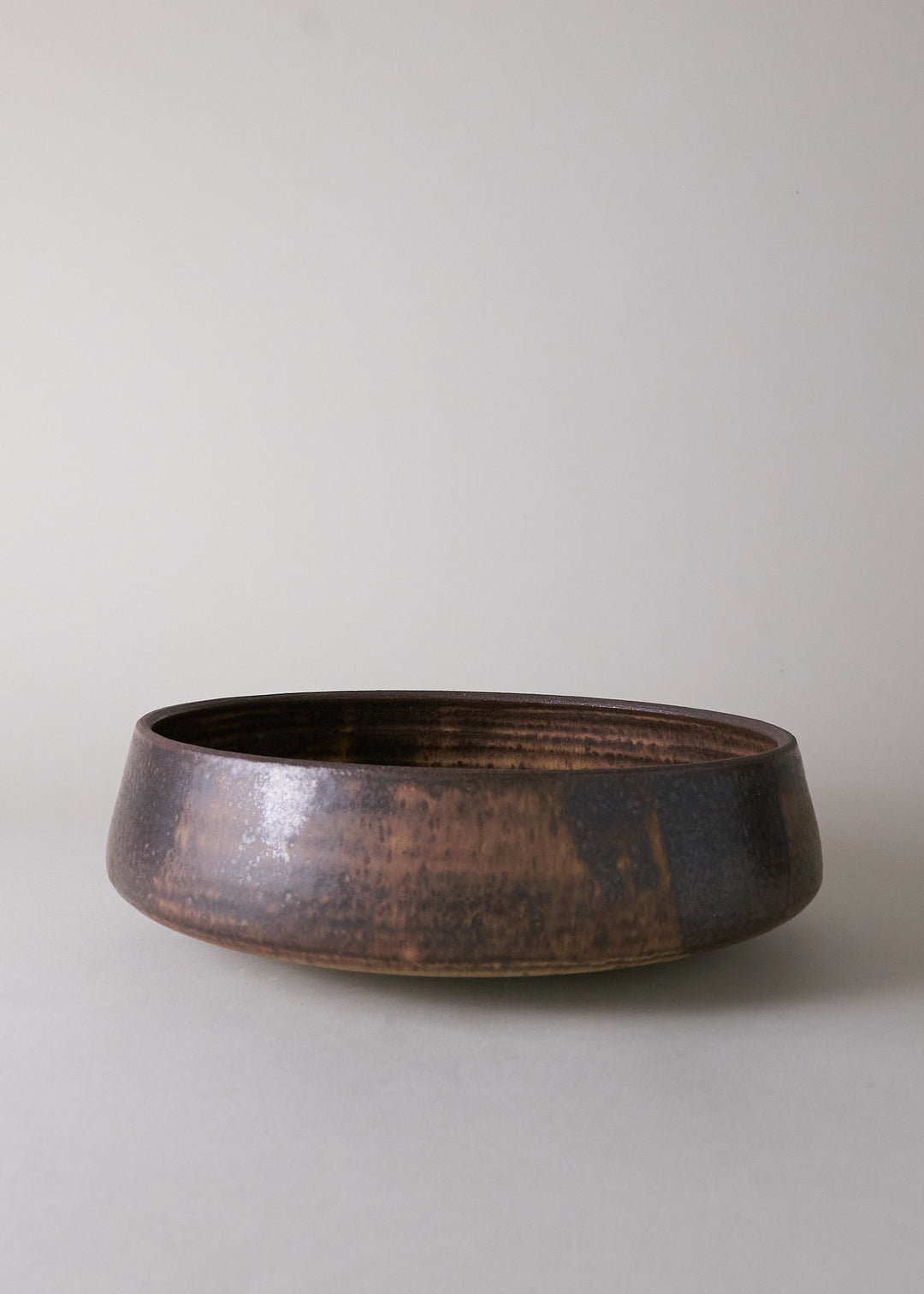Rounded Bowl in Live Oak - Victoria Morris Pottery