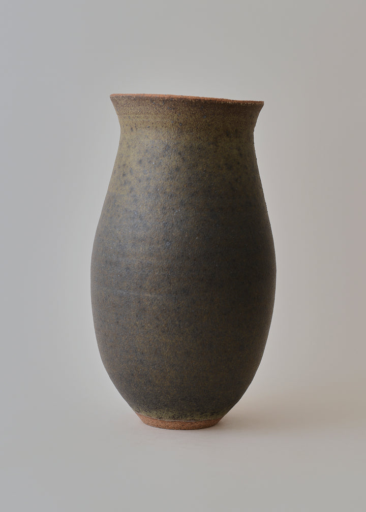 Oval Series Vase in Sable - Victoria Morris Pottery