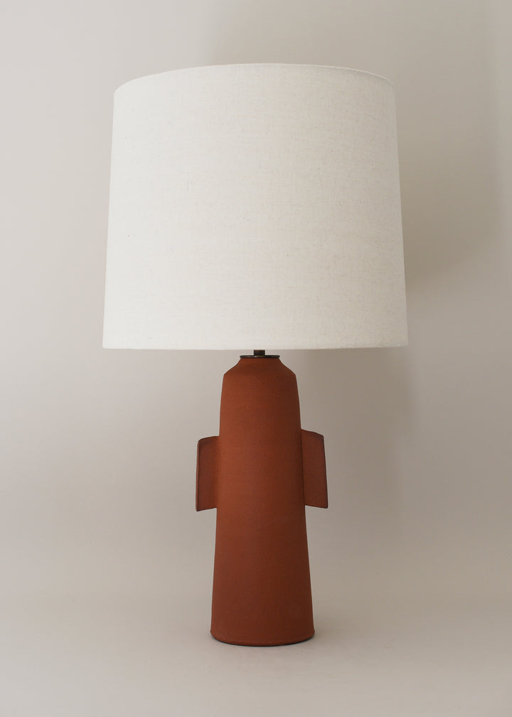 Sail Lamp in Brick - Victoria Morris Pottery