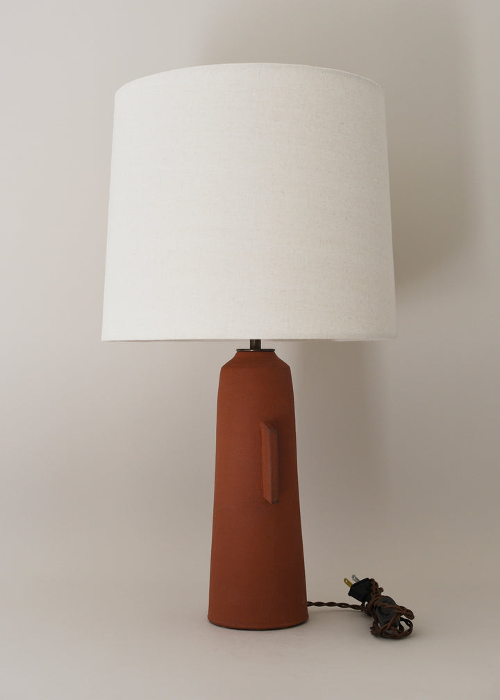 Sail Lamp in Brick - Victoria Morris Pottery