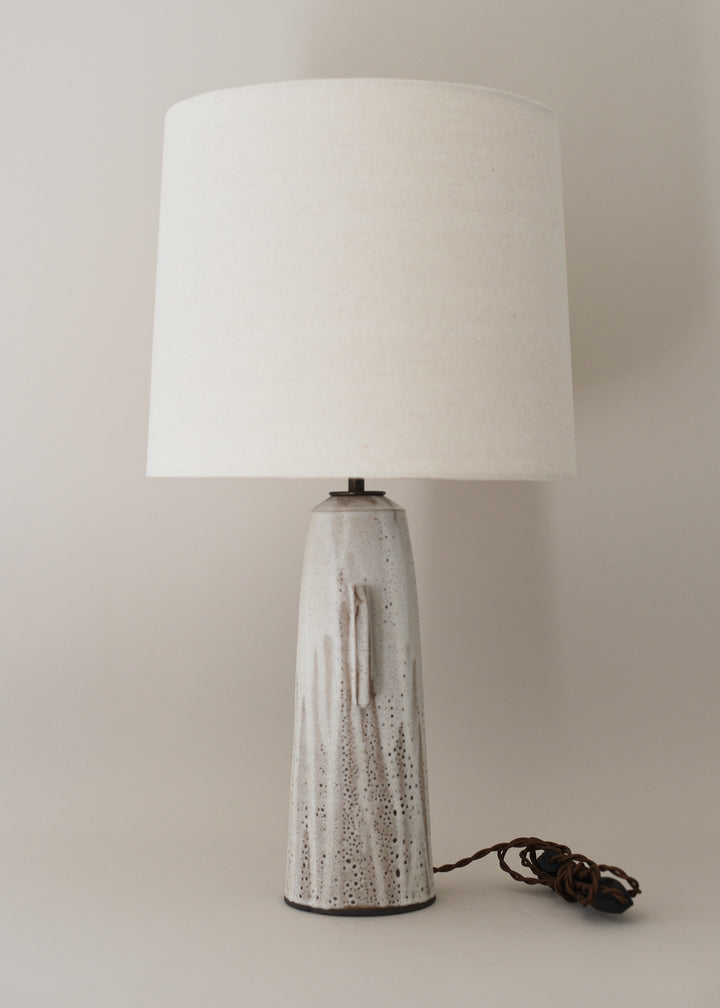 Sail Lamp in Poured White - Victoria Morris Pottery