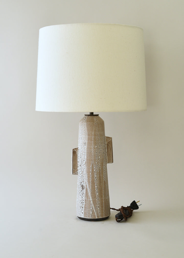 Sail Lamp in Poured White - Victoria Morris Pottery