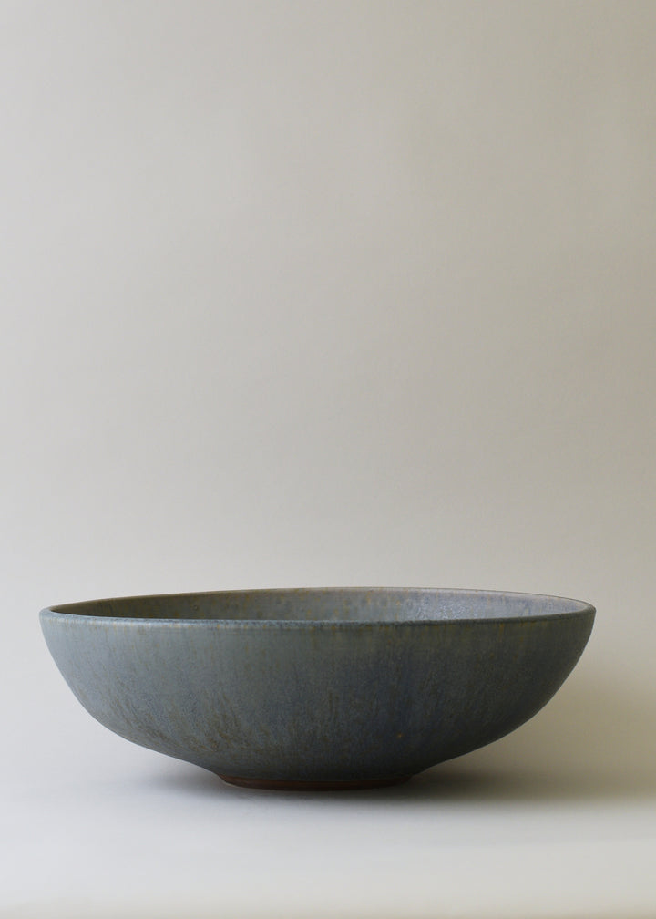 Large Rounded Serving Bowl in Lake - Victoria Morris Pottery