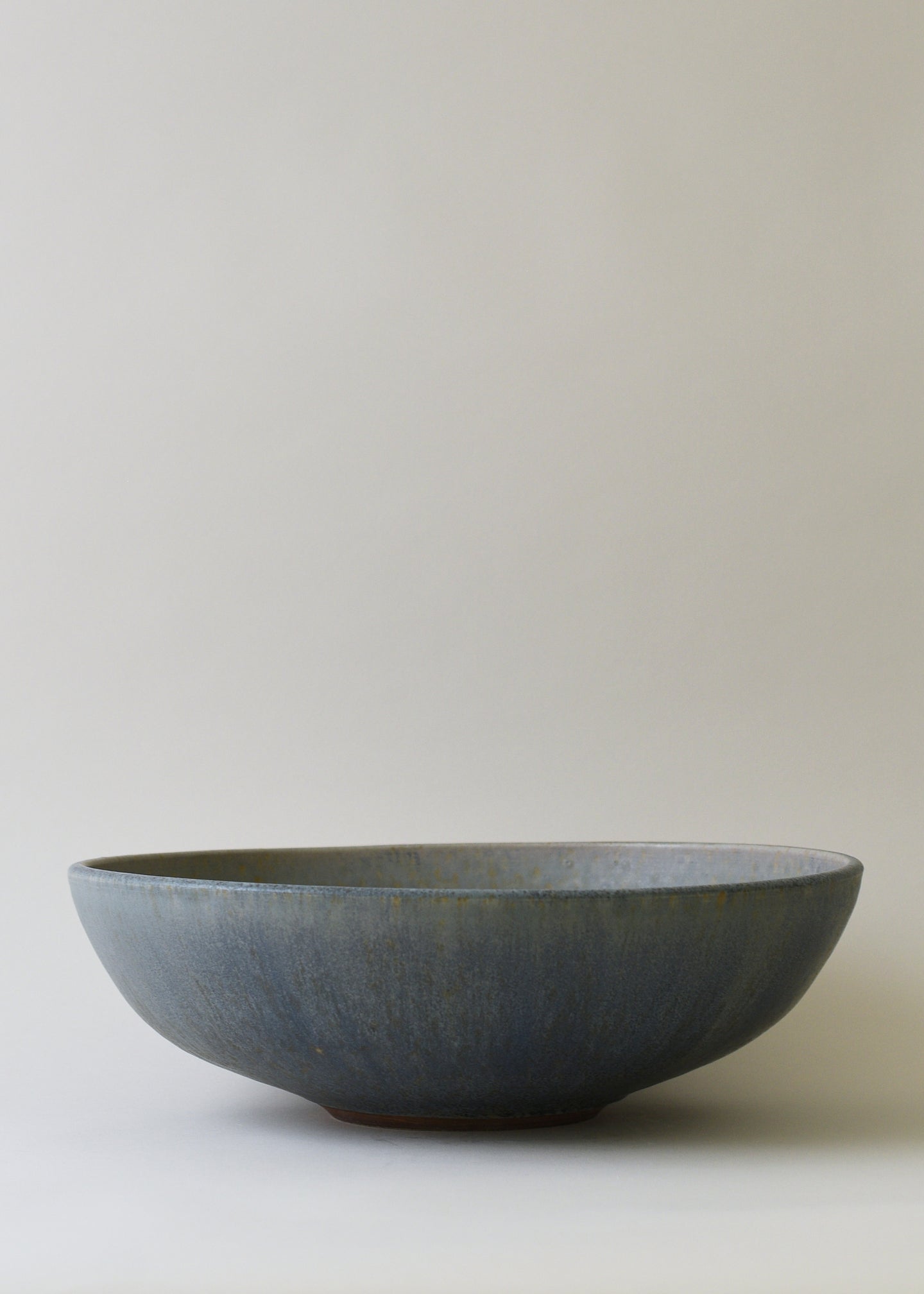 Large Rounded Serving Bowl in Lake - Victoria Morris Pottery