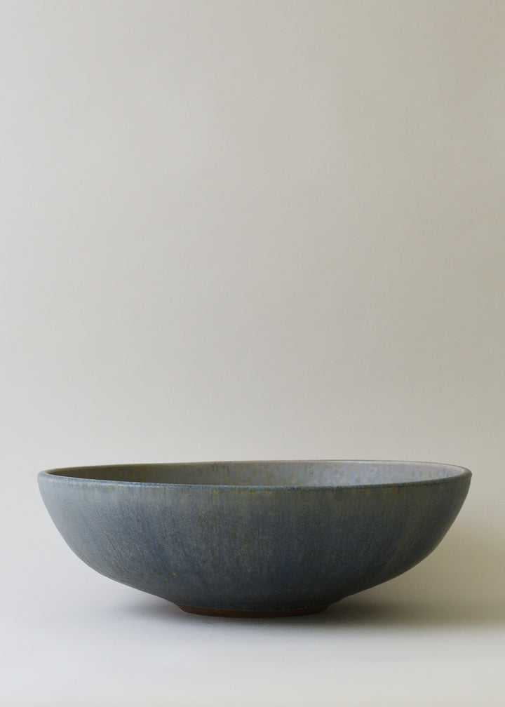 Large Rounded Serving Bowl in Lake - Victoria Morris Pottery