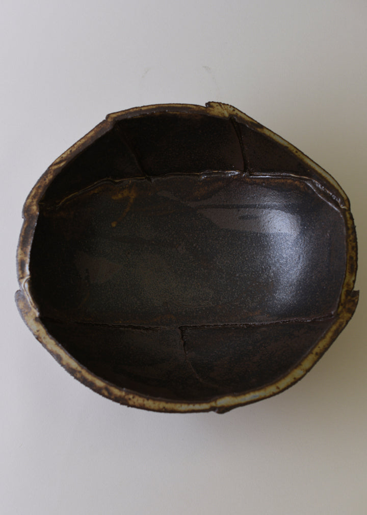 Slab Bowl Series in Live Oak - Victoria Morris Pottery
