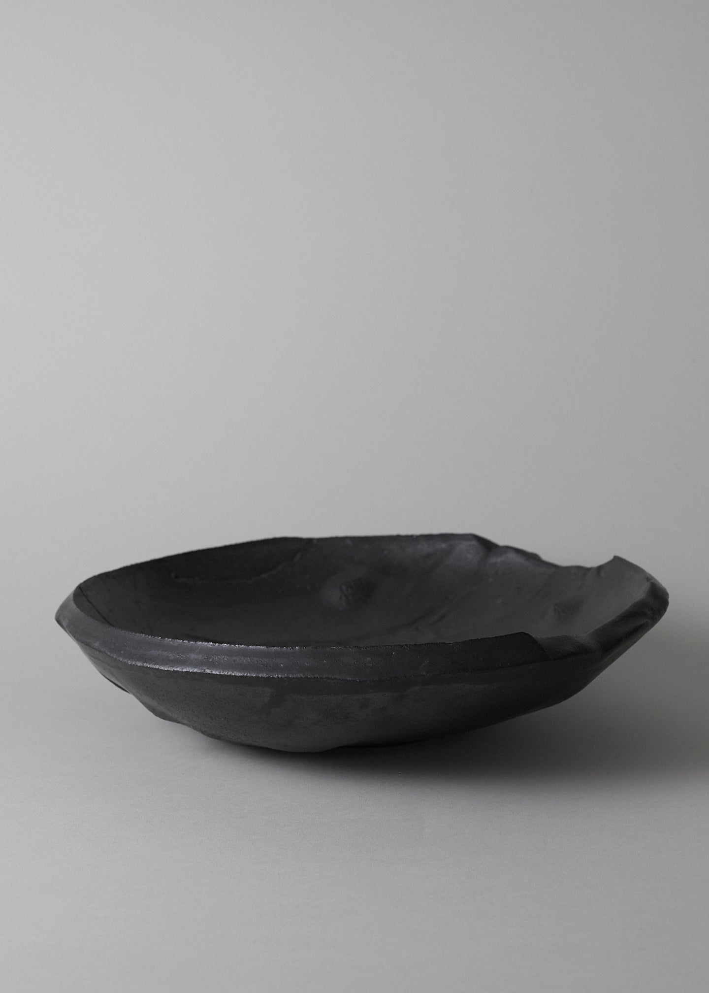 Slab Bowl in Iron - Victoria Morris Pottery