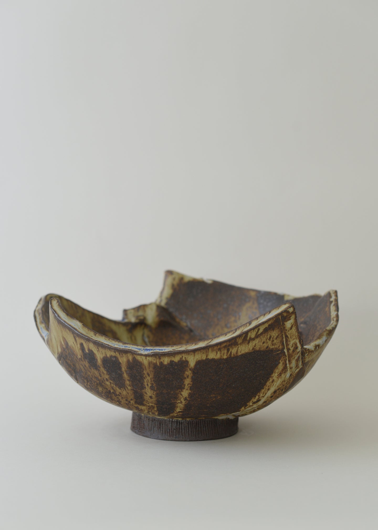Slab Bowl in Live Oak - Victoria Morris Pottery