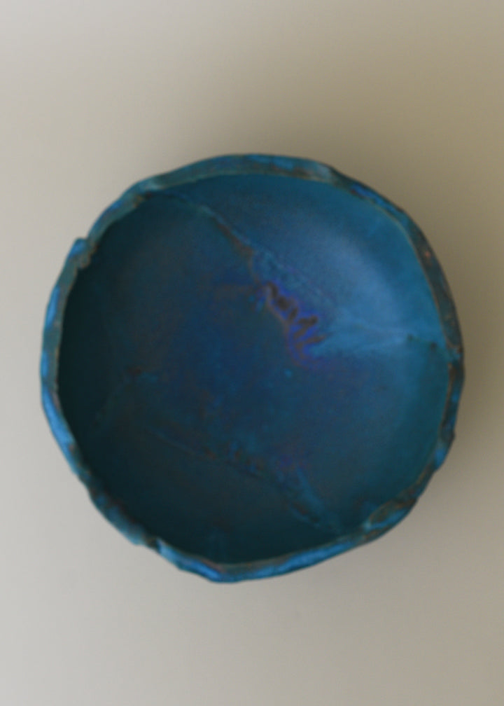 Slab Bowl in Turquoise - Victoria Morris Pottery