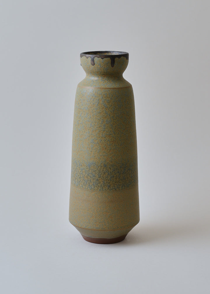 Elongated Vase No.19 in Bronzed Agate - Victoria Morris Pottery