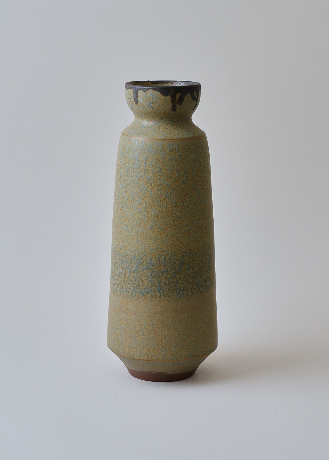Elongated Vase No.19 in Bronzed Agate - Victoria Morris Pottery