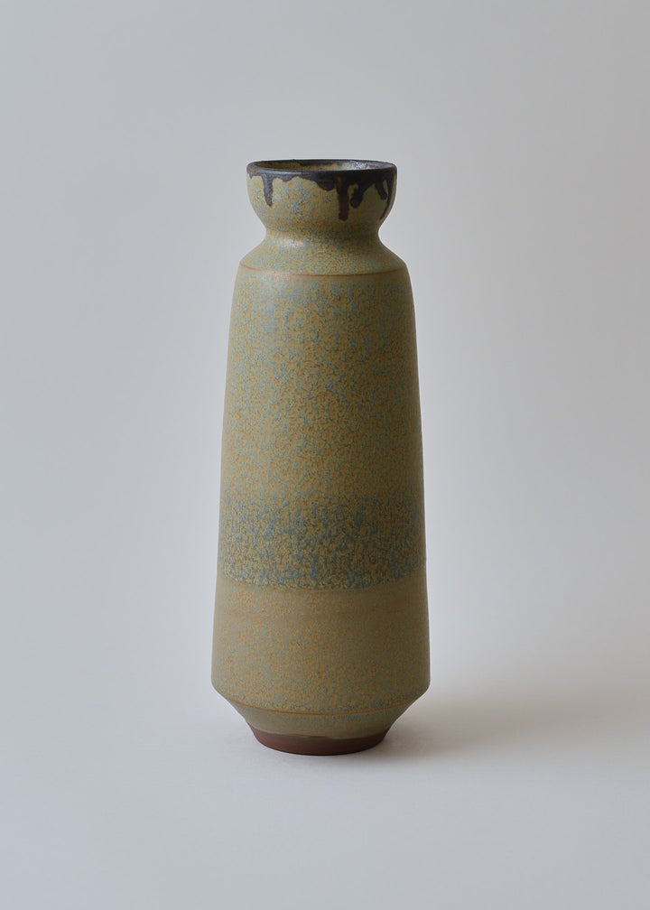Elongated Vase No.19 in Bronzed Agate - Victoria Morris Pottery