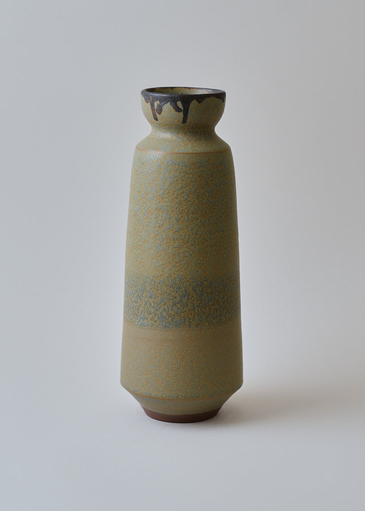 Elongated Vase No.19 in Bronzed Agate - Victoria Morris Pottery