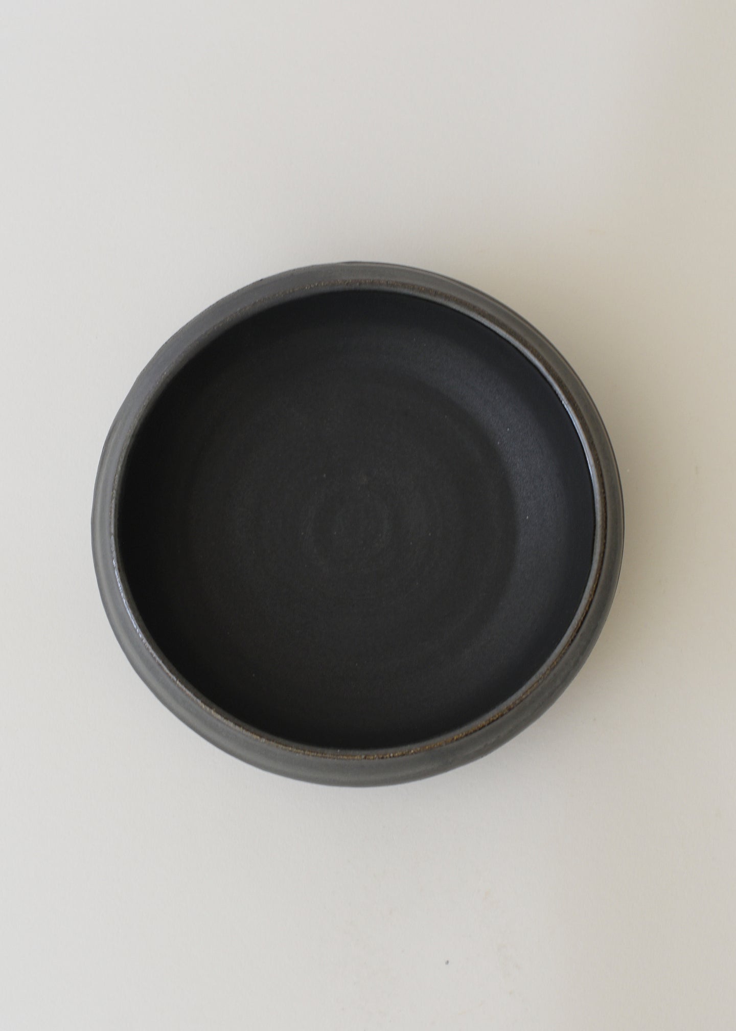 Small Catchall in Charcoal Stripe - Victoria Morris Pottery
