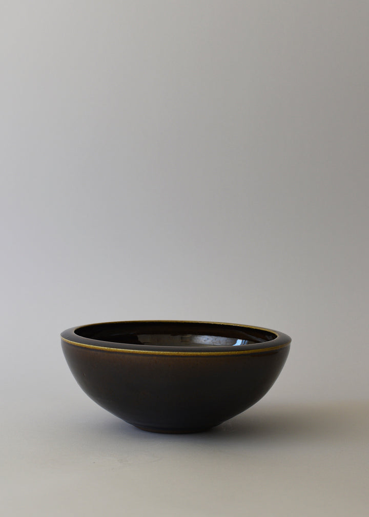 Small Ledge Bowl in Amber - Victoria Morris Pottery