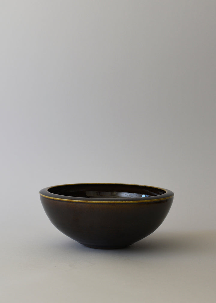 Small Ledge Bowl in Amber - Victoria Morris Pottery