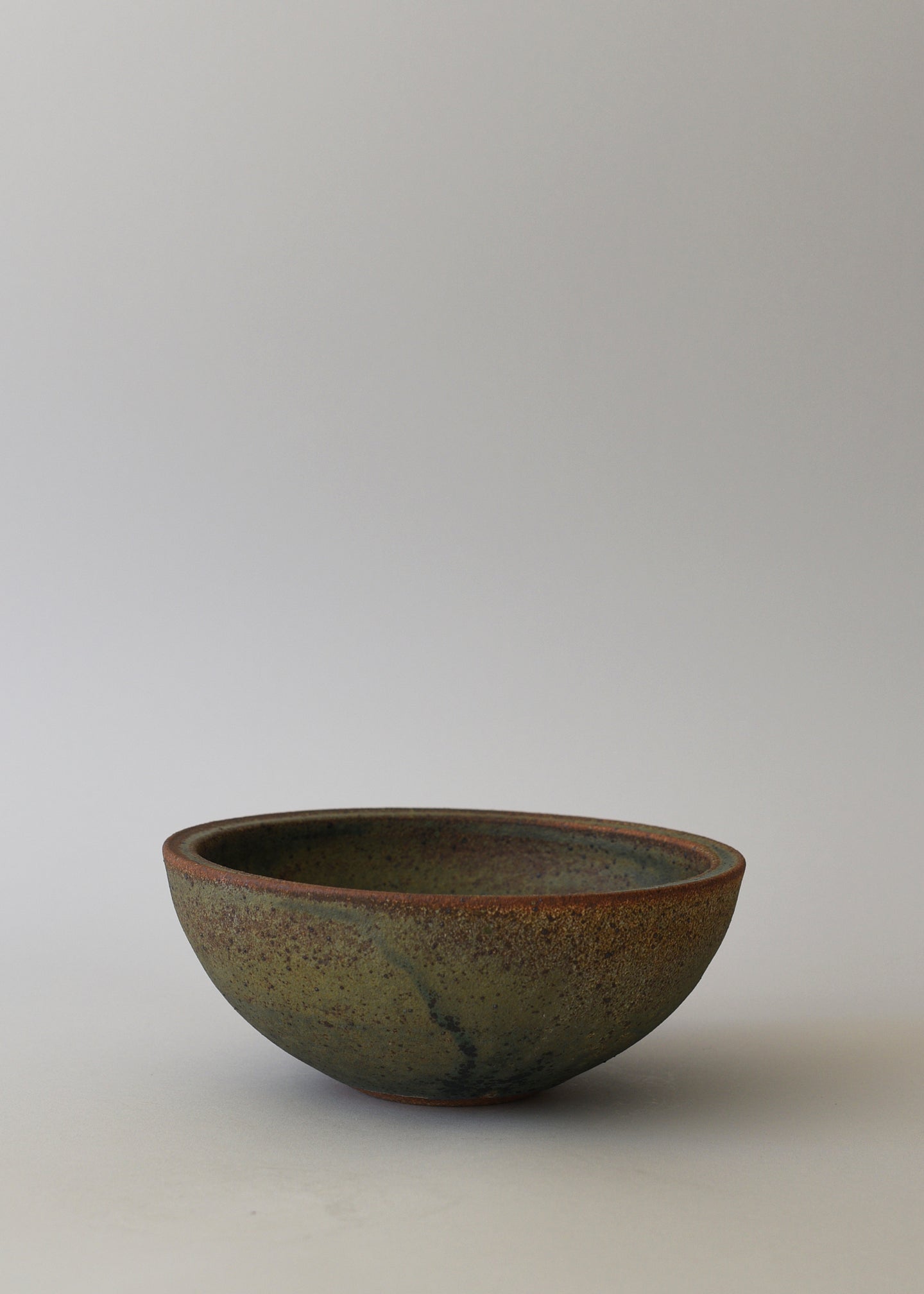 Small Ledge Bowl in Lichen - Victoria Morris Pottery