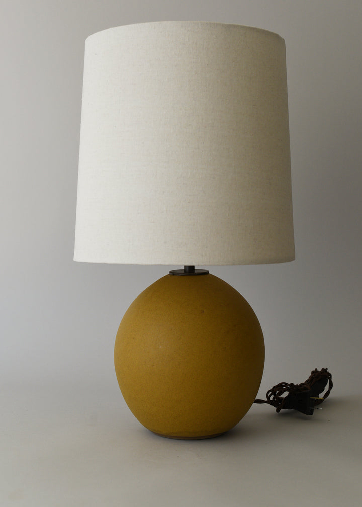Small Orb Lamp in Honey - Victoria Morris Pottery