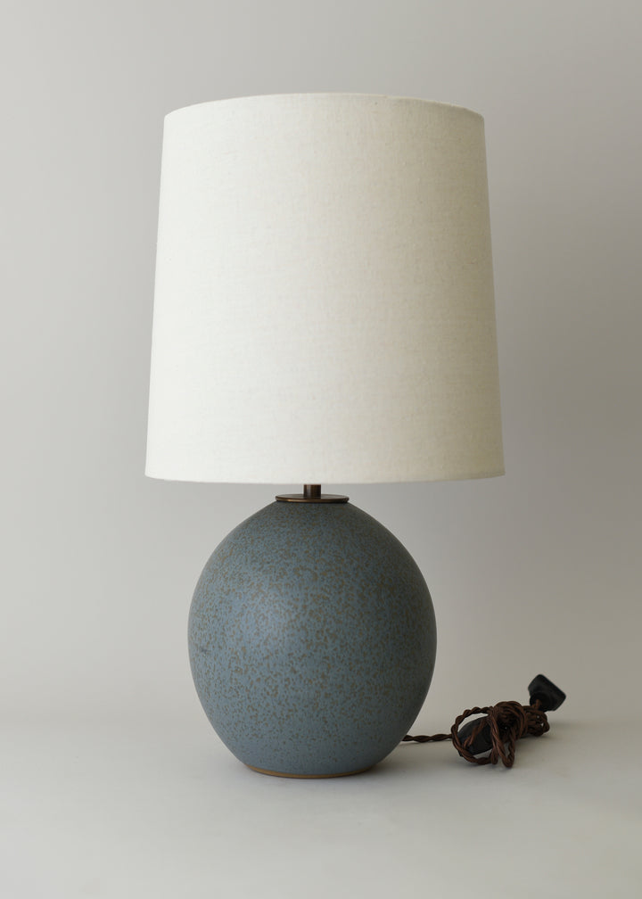 Small Orb Lamp in Lake Blue - Victoria Morris Pottery