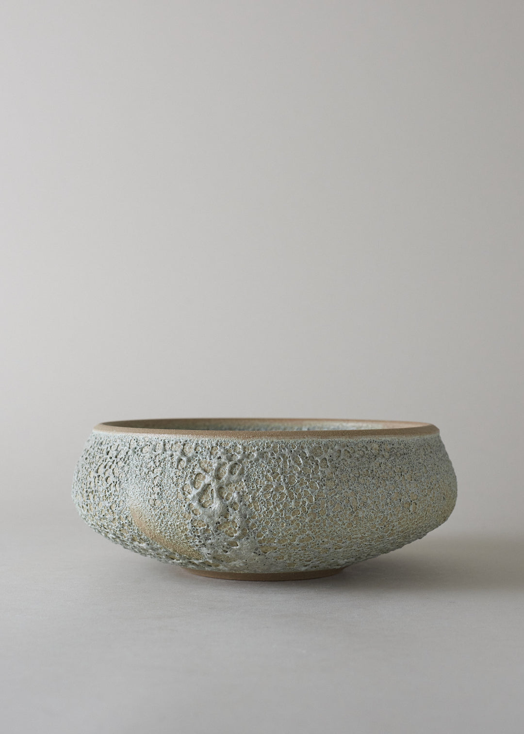 Small Rounded Bowl in Sea Foam - Victoria Morris Pottery