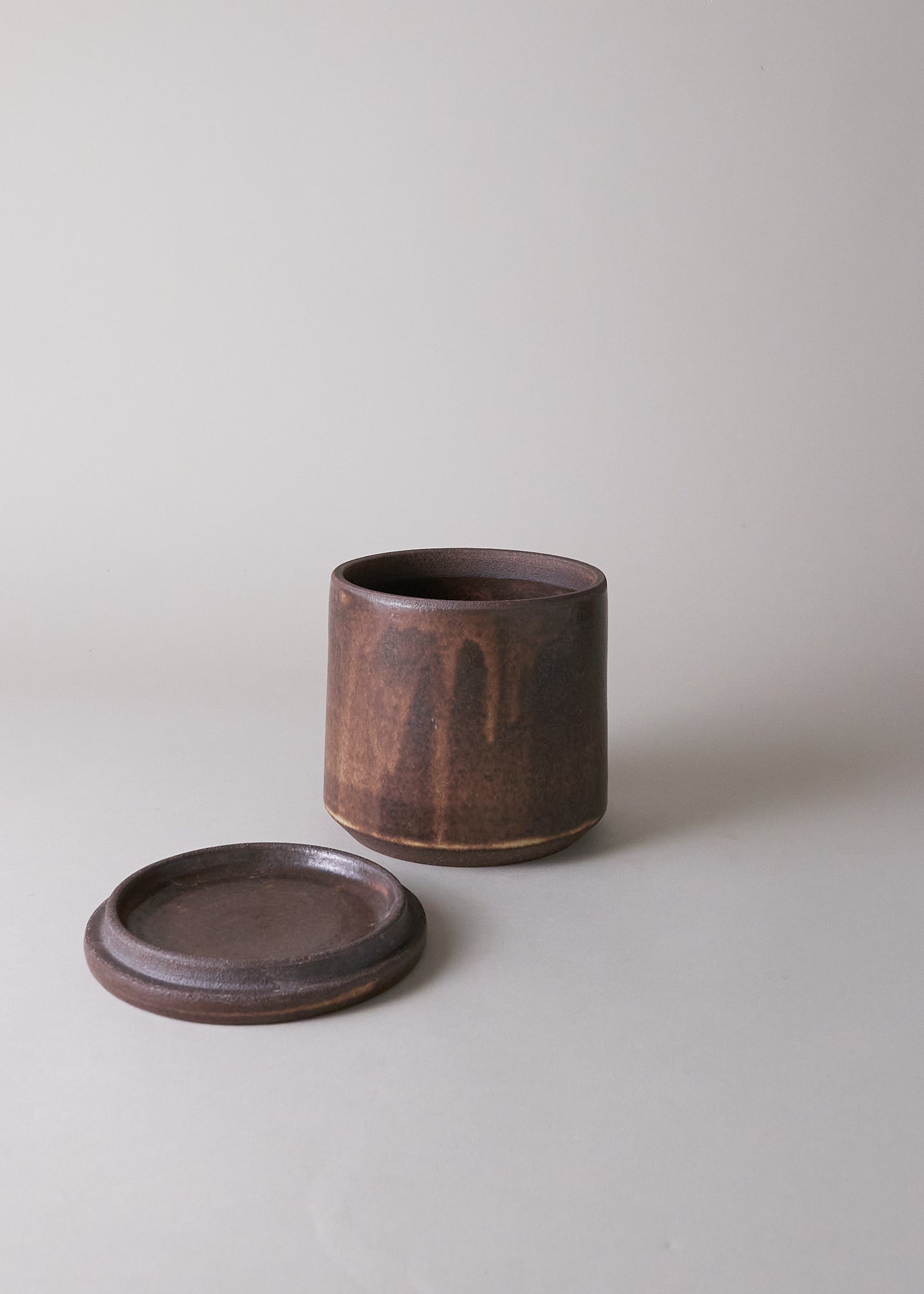 Extra Small Canister in Live Oak - Victoria Morris Pottery